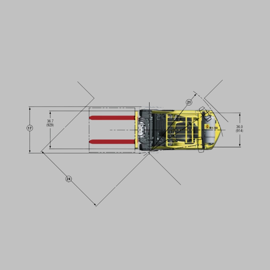 Montacargas Contrabalanceado HYSTER S40-70Ft Gas Lp Con Llantas Cushion