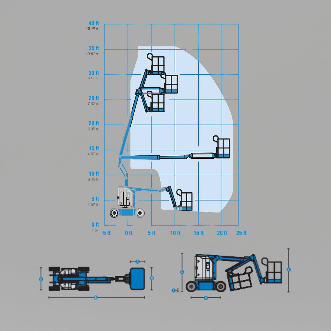 Plataforma De Elevación Articulada GENIE Z-34/22 Eléctrica