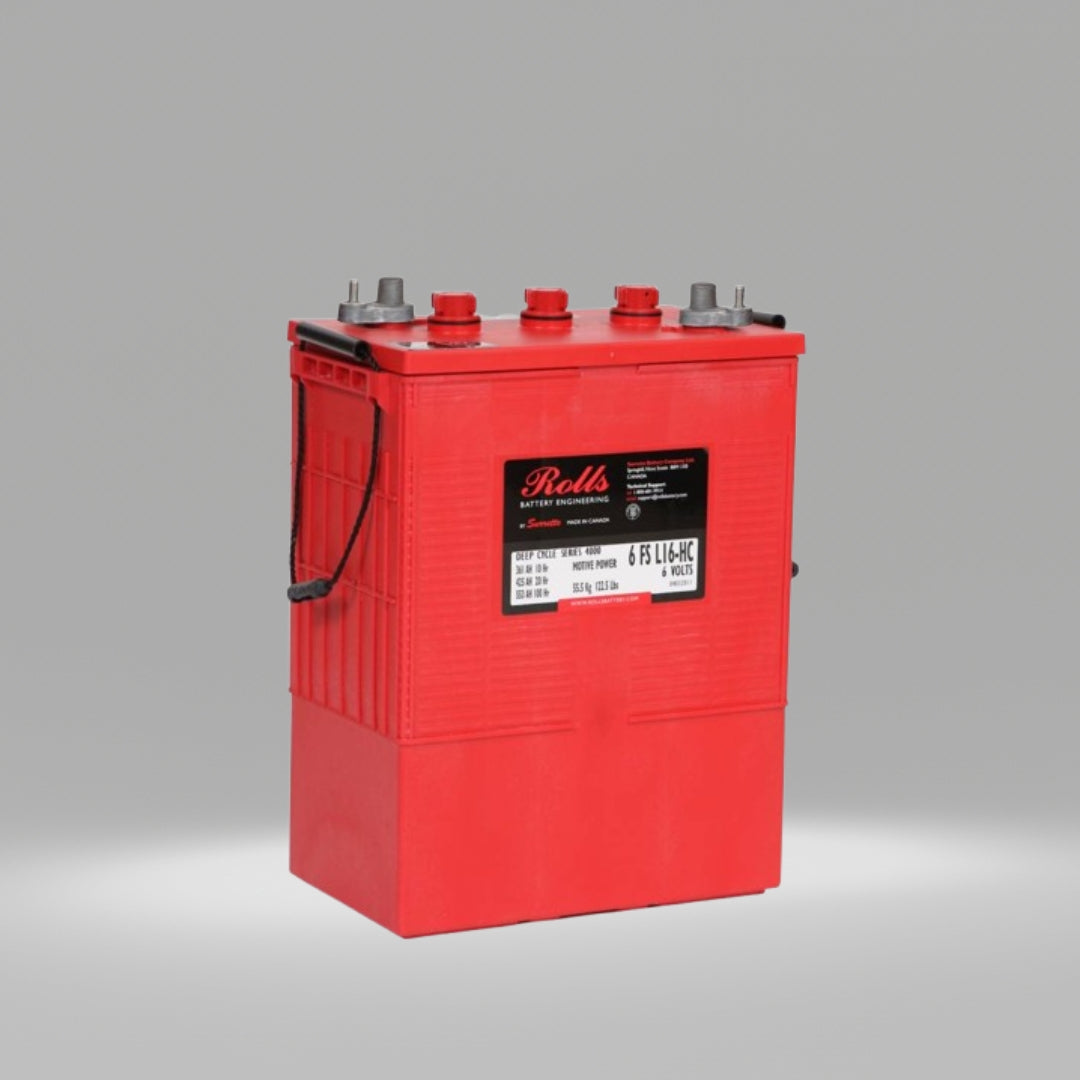 Bateria De Plomo-Acido Rolls Modelo 6 FS L16 6V-375AH