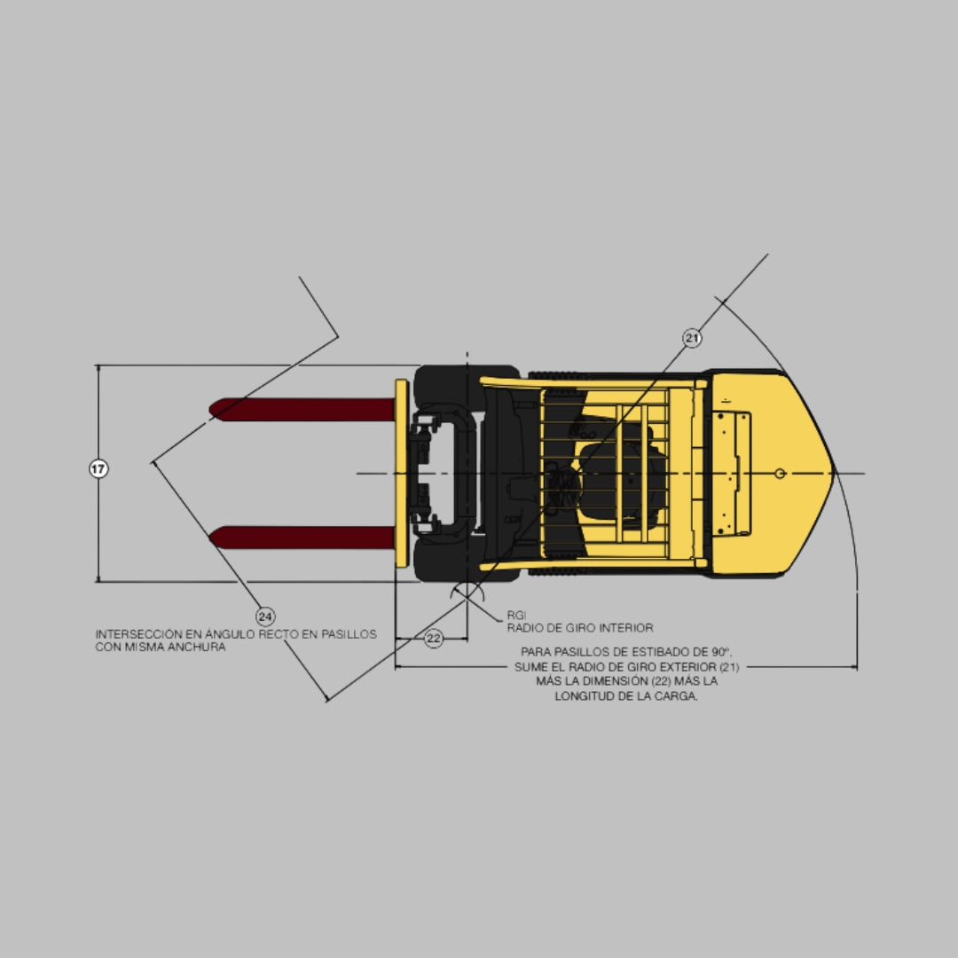 Montacargas Contrabalanceado HYSTER S135-155Ft Gas Lp Con Llantas Cushion