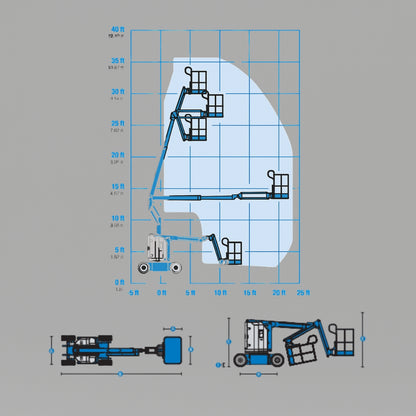 Plataforma De Elevación Articulada GENIE Z-34/22 Eléctrica