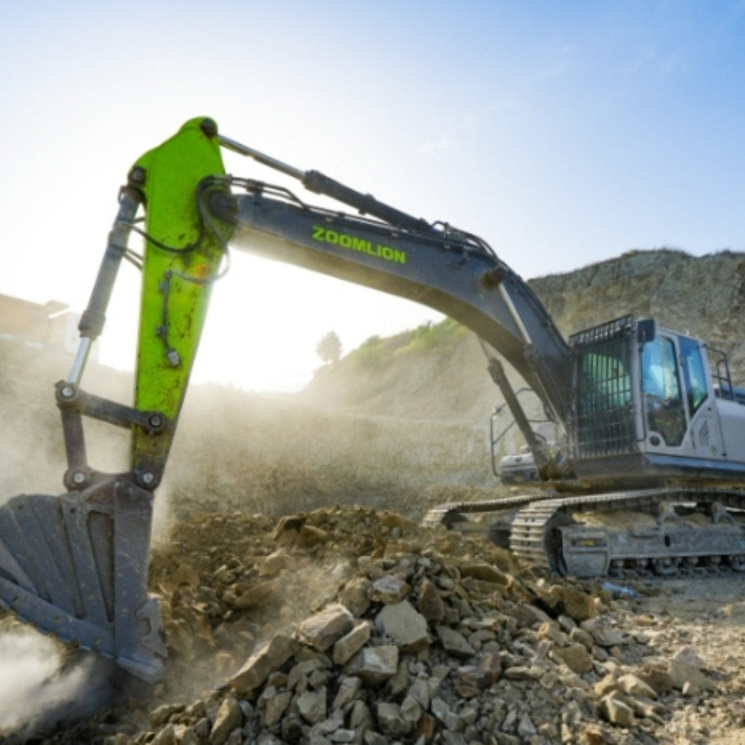 Excavadora Marca ZOOMLION ZE335G Diésel Con Orugas De Acero, Tipo Giro Cero