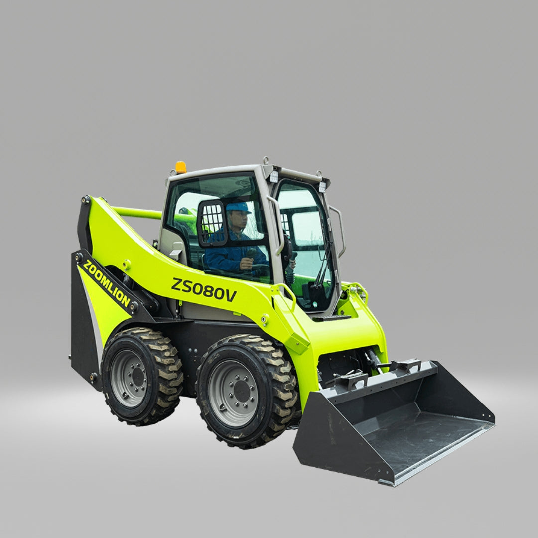 Minicargador ZOOMLION ZS080V Diésel Con Llantas De Caucho