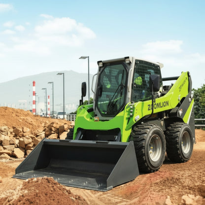 Minicargador ZOOMLION ZS120V Diésel Con Llantas De Caucho