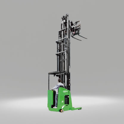 Montacargas Eléctrico Hangcha DR16Li con Batería de Litio (Reach Truck)