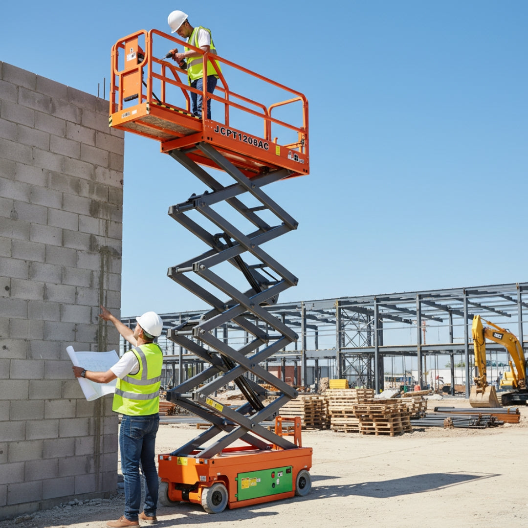 Plataforma De Elevación Tipo Tijera JCPT1208Ac Eléctrica