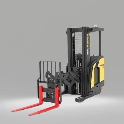 Montacargas Eléctrico HYSTER Hombre Parado Tipo Reach