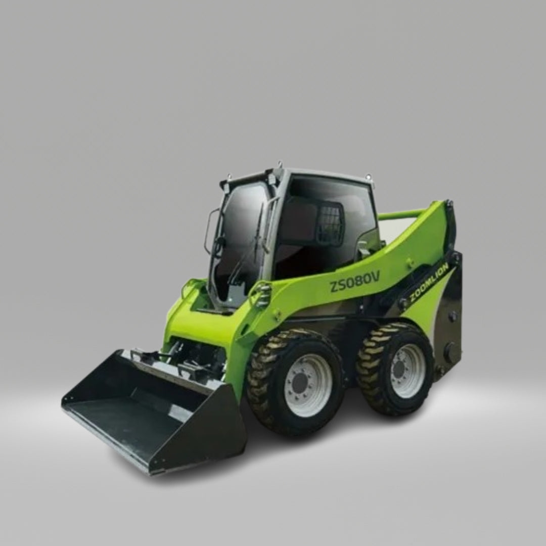 Minicargador ZOOMLION ZS080V Diésel Con Llantas De Caucho