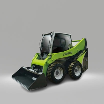 Minicargador ZOOMLION ZS080V Diésel Con Llantas De Caucho
