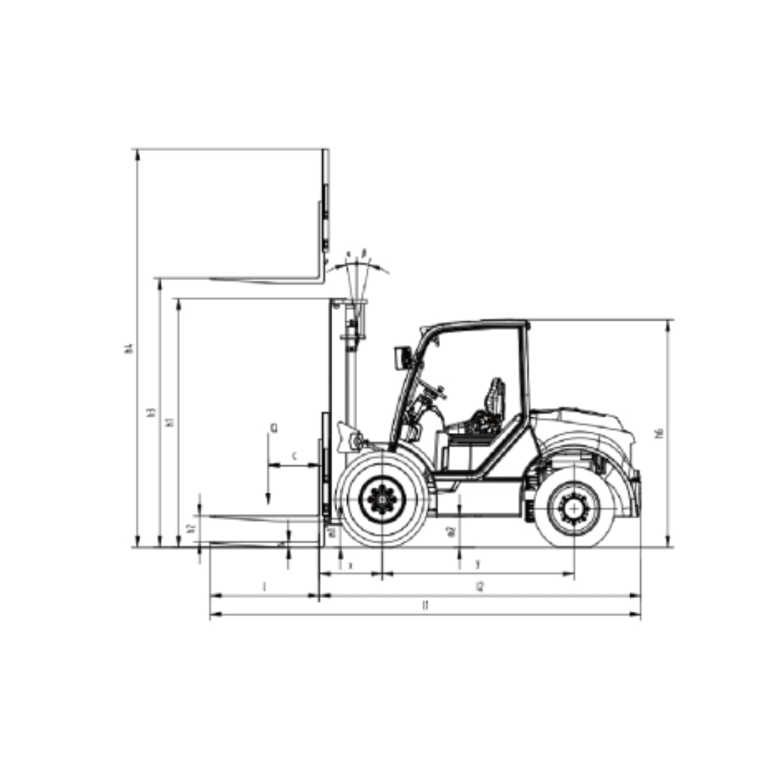 Montacargas Eléctrico Marca Hangcha Modelo RTH35Li